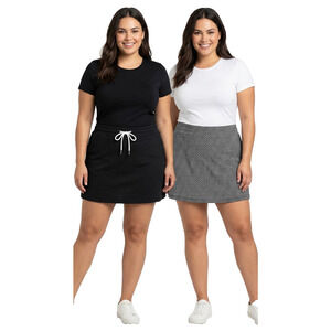 Set of 2 Women's Black Tennis / Pickle Ball / Golf / Skorts | Size Medium - EUC